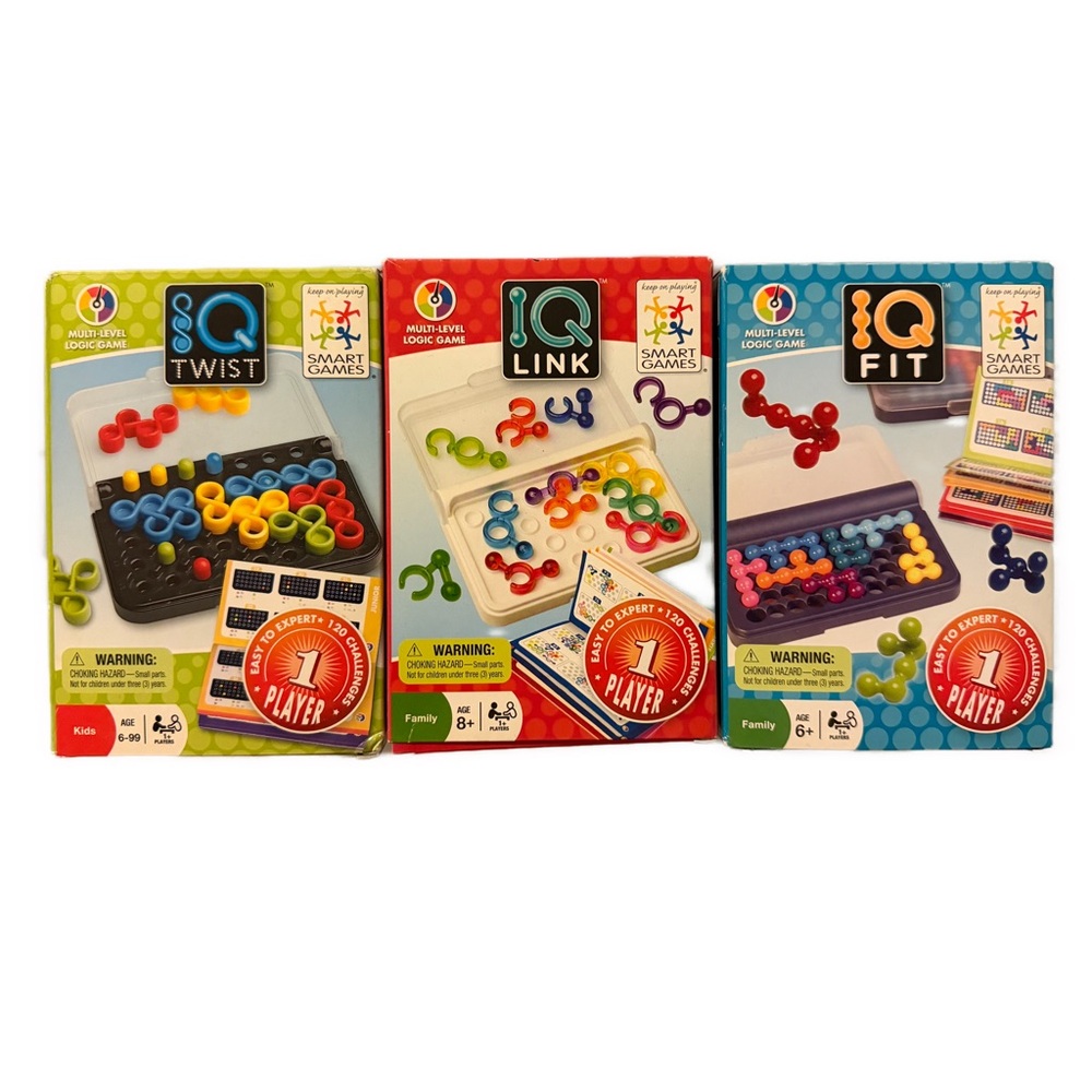 IQ Puzzle Set - Twist, Link, and Fit.